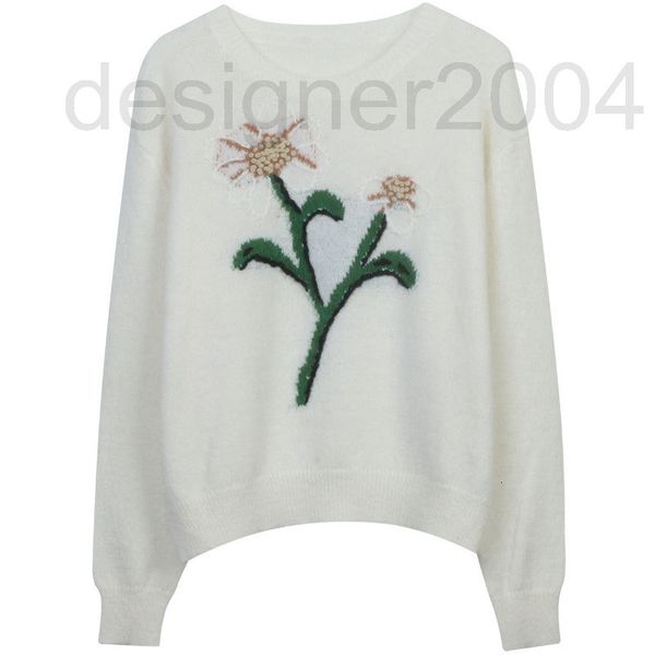 women's sweaters designer early autumn 2022 new women's clothing bright thread flower jacquard style round neck loose long sleeve, White;black
women's sweaters designer early autumn 2022 new women's clothing bright thread flower jacquard style round neck loose long sleeve, White;black