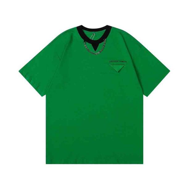 man's t shirt bv's designer shirts bottega classic brand veneta bv black green contrast chain triangle round neck men's women, White;black
man's t shirt bv's designer shirts bottega classic brand veneta bv black green contrast chain triangle round neck men's women, White;black