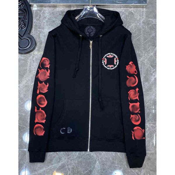 fashion luxury sweatshirts classic ch brand hoodie loose zipper jacket pullover hooded designer horseshoe sanskrit coat tgfc, Black
fashion luxury sweatshirts classic ch brand hoodie loose zipper jacket pullover hooded designer horseshoe sanskrit coat tgfc, Black