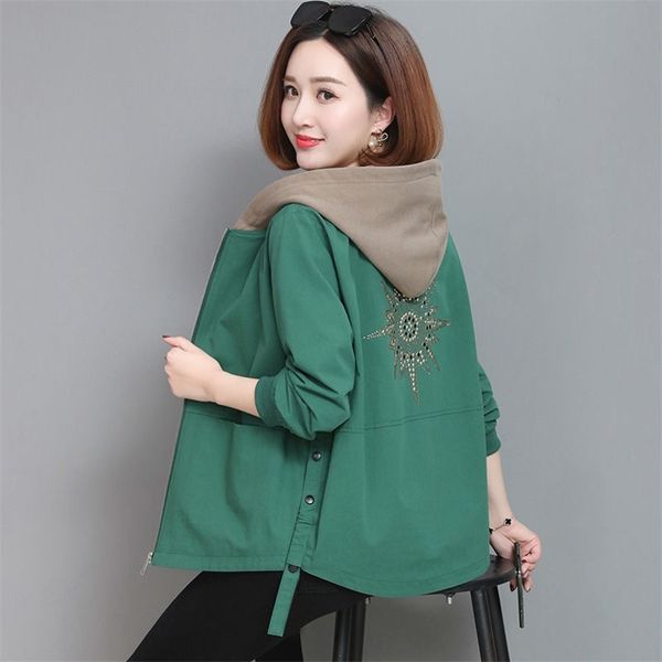 women's jackets autumn coat hooded jacket long sleeve zipper pockets casual windbreaker basic outerwear splicing e25 220830, Black;brown
women's jackets autumn coat hooded jacket long sleeve zipper pockets casual windbreaker basic outerwear splicing e25 220830, Black;brown
