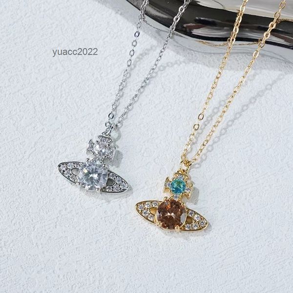 pendant necklaces vivian westwood classic saturn planet full diamond necklace female fashion ins design personality temperament collarbone c, Silver
pendant necklaces vivian westwood classic saturn planet full diamond necklace female fashion ins design personality temperament collarbone c, Silver