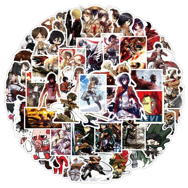 outdoor games waterproof 10/30/50pcs anime attack on titan graffiti stickers skateboard fridge guitar travel snowboard motorcycle luggage st
outdoor games waterproof 10/30/50pcs anime attack on titan graffiti stickers skateboard fridge guitar travel snowboard motorcycle luggage st