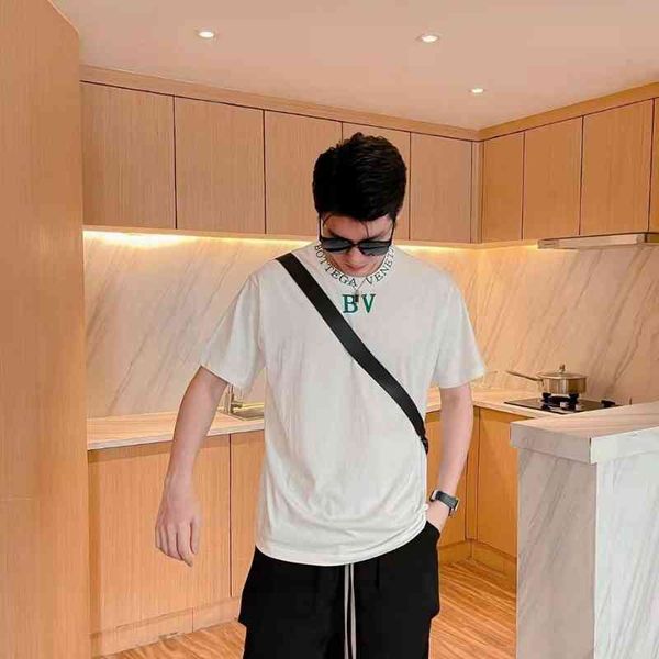 designer t shirts bv's high level bottega ven 2022ss early fashion brand bv green collar letter thread printed short sleeve t-shirt for, White;black
designer t shirts bv's high level bottega ven 2022ss early fashion brand bv green collar letter thread printed short sleeve t-shirt for, White;black