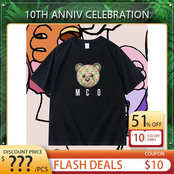 men's t shirts 5 style bear print short sleeve men loose streetwear contrast, Black;brown
men's t shirts 5 style bear print short sleeve men loose streetwear contrast, Black;brown