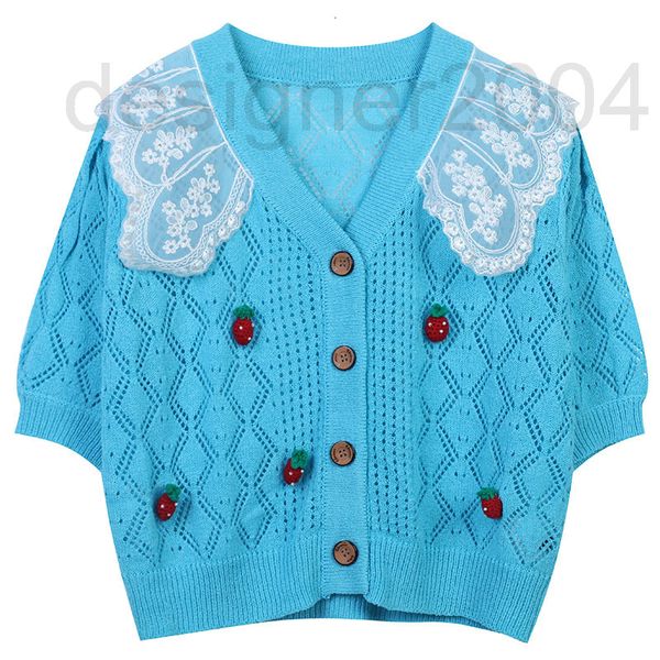 women's sweaters designer summer knitted cardigan new strawberry three-dimensional decorative gauze mesh splicing small design sweet v-, White;black
women's sweaters designer summer knitted cardigan new strawberry three-dimensional decorative gauze mesh splicing small design sweet v-, White;black