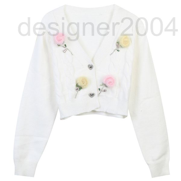 women's sweaters designer design sense knitted cardigan is a new style in early autumn with color contrast diamond setting three-dimens, White;black
women's sweaters designer design sense knitted cardigan is a new style in early autumn with color contrast diamond setting three-dimens, White;black