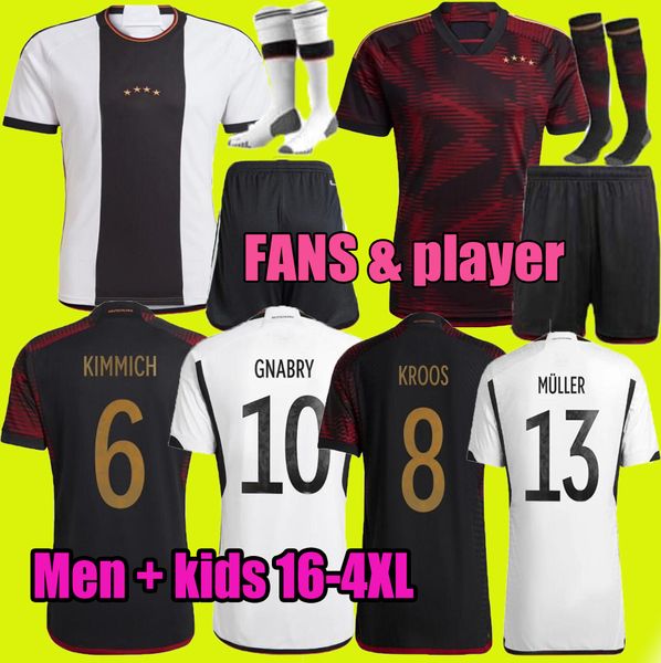 2022 germanies soccer jerseys sane hummels kroos werner muller football shirt t gotze gnabry reus musiala 22 23 men kids kit, Black;yellow
2022 germanies soccer jerseys sane hummels kroos werner muller football shirt t gotze gnabry reus musiala 22 23 men kids kit, Black;yellow