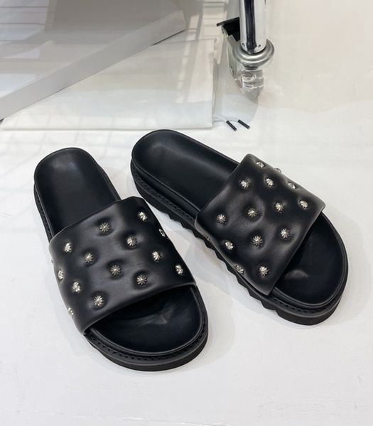luxury thick sole leather mules ladies flat slippers vacation beach summer home slides for women causal mules, Black
luxury thick sole leather mules ladies flat slippers vacation beach summer home slides for women causal mules, Black