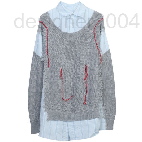 women's sweaters designer autumn women's knitted pullover 2022 new shirt sweater fake two-piece set splicing design medium long iu, White;black
women's sweaters designer autumn women's knitted pullover 2022 new shirt sweater fake two-piece set splicing design medium long iu, White;black