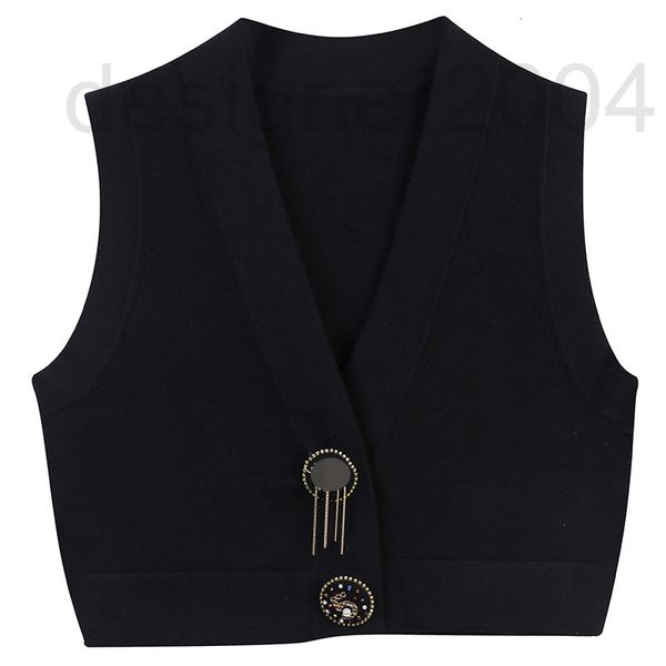 women's knits & tees designer 2022 autumn new small fragrance style knitted vest pure color nail bead button slim v-neck short thin 3lq, White
women's knits & tees designer 2022 autumn new small fragrance style knitted vest pure color nail bead button slim v-neck short thin 3lq, White