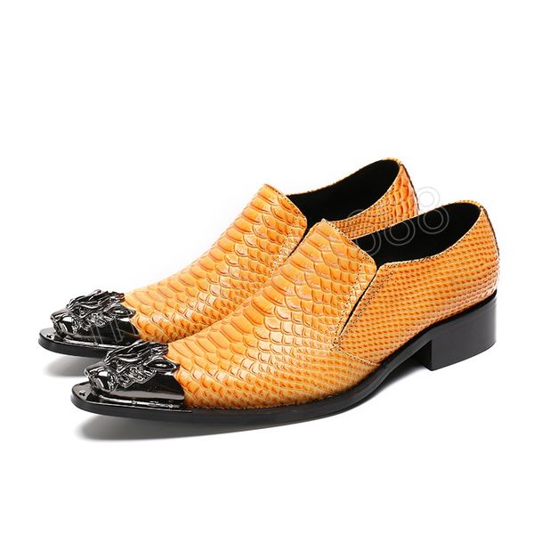 british yellow genuine leather men shoes fashion male wedding dress shoes slip on business office shoes plus size, Black
british yellow genuine leather men shoes fashion male wedding dress shoes slip on business office shoes plus size, Black