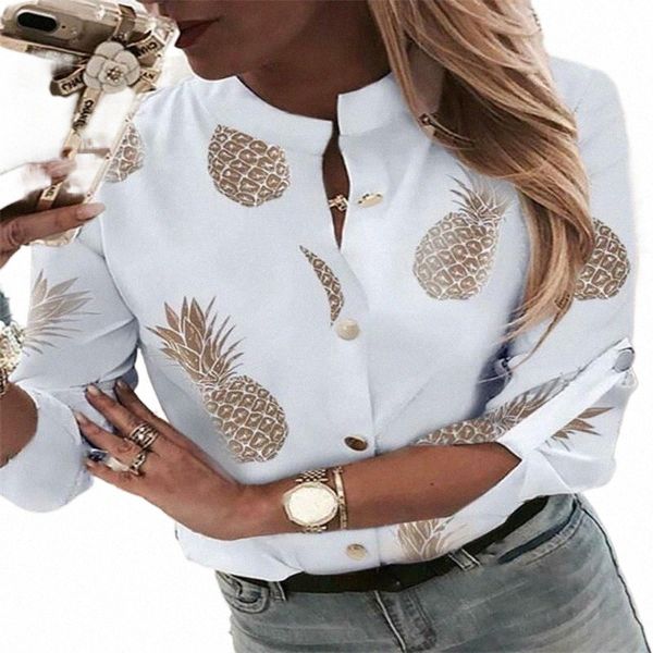 women's blouses & shirts women's blouses & shirts women pineapple print blouse button autumn long sleeve leisure womens and basic, White
women's blouses & shirts women's blouses & shirts women pineapple print blouse button autumn long sleeve leisure womens and basic, White