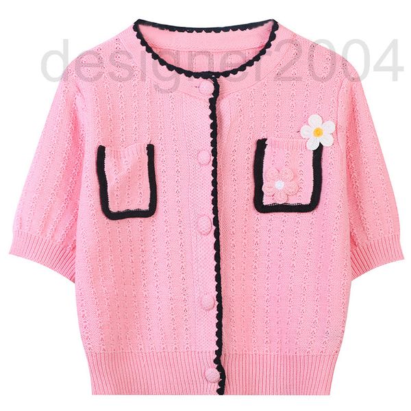 women's sweaters designer minority design girl's spring new flower embroidery temperament small round neck short sleeve french kni, White;black
women's sweaters designer minority design girl's spring new flower embroidery temperament small round neck short sleeve french kni, White;black