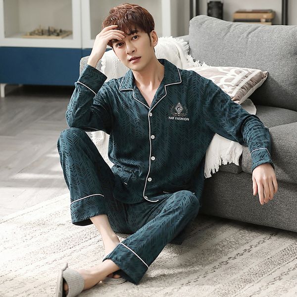 men's sleepwear autumn winter male cotton pajama sets 4xl plus size fashion gradient plaid pijama men set comfort pajamas loungewear 22, Black;brown
men's sleepwear autumn winter male cotton pajama sets 4xl plus size fashion gradient plaid pijama men set comfort pajamas loungewear 22, Black;brown