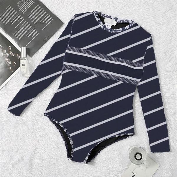 classic striped swimwear long sleeve padded push up women's one-piece swimsuit beach wear travel vacation designer wear319z
classic striped swimwear long sleeve padded push up women's one-piece swimsuit beach wear travel vacation designer wear319z