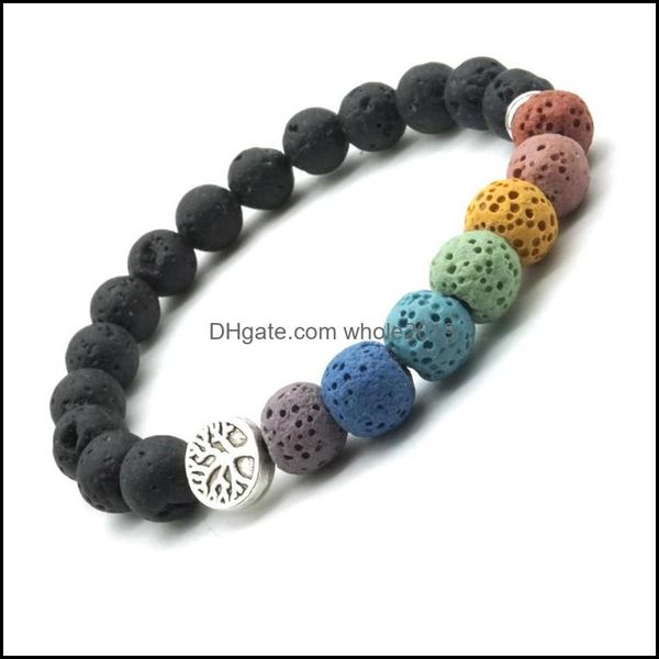 beaded strands mens black lava stone strand bracelets tree of life charms 7 chakra beads bracelet women fashion jewelry dhseller2010 dhzfi
beaded strands mens black lava stone strand bracelets tree of life charms 7 chakra beads bracelet women fashion jewelry dhseller2010 dhzfi