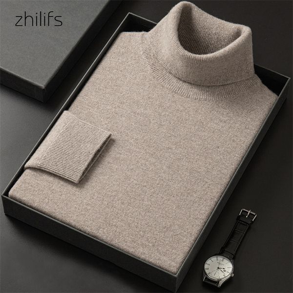 men's sweaters turtleneck autumn winter rollneck warm 100 merino pure wool knitted keep men jumper 220830, White;black
men's sweaters turtleneck autumn winter rollneck warm 100 merino pure wool knitted keep men jumper 220830, White;black