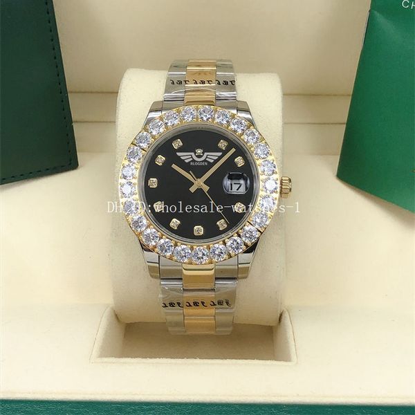 5 stlye watches big diamond bezel 43mm datejust 126234 126333 126334 president black dial 2813 movement automatic two tone gold mens watch m, Slivery;brown
5 stlye watches big diamond bezel 43mm datejust 126234 126333 126334 president black dial 2813 movement automatic two tone gold mens watch m, Slivery;brown