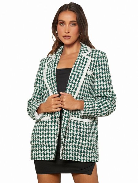 women's down & parkas houndstooth lapel collar dual pocket tweed overcoat w1te#, Black
women's down & parkas houndstooth lapel collar dual pocket tweed overcoat w1te#, Black