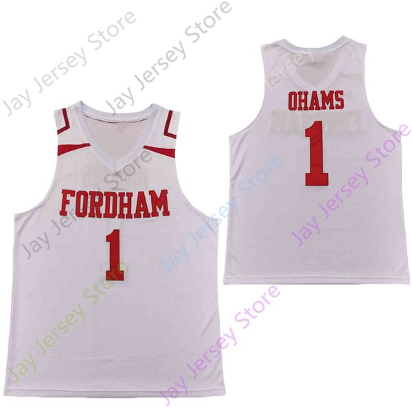 2020 new ncaa college fordham jerseys 1 chuba ohams basketball jersey size men youth all stitched, Black
2020 new ncaa college fordham jerseys 1 chuba ohams basketball jersey size men youth all stitched, Black