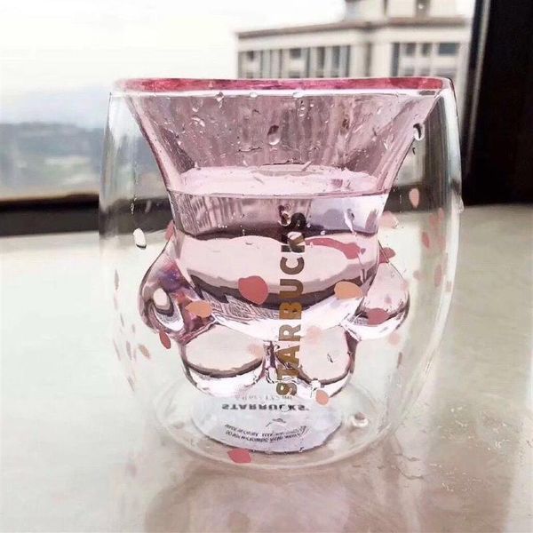 gift product limited eeition cat foot starbucks mugs coffee mug toys sakura 6oz pink double wall glass cups212h
gift product limited eeition cat foot starbucks mugs coffee mug toys sakura 6oz pink double wall glass cups212h