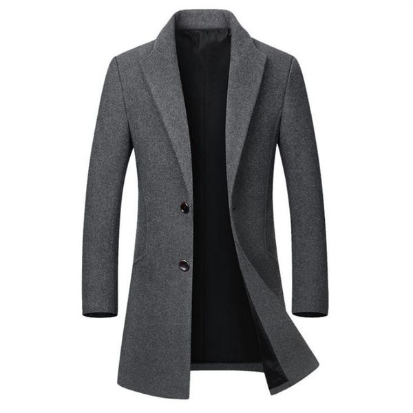 winter wool jacket men's high-quality wool coat casual slim collar wool coat men's long cotton collar trench coat t200312251y, Black
winter wool jacket men's high-quality wool coat casual slim collar wool coat men's long cotton collar trench coat t200312251y, Black