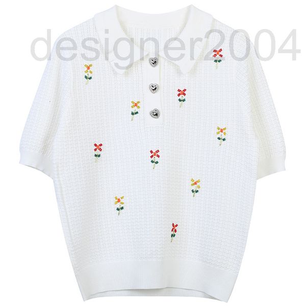 women's sweaters designer french 2022 summer new color contrast flower embroidery doll collar lantern sleeve sweet temperament slim kni, White;black
women's sweaters designer french 2022 summer new color contrast flower embroidery doll collar lantern sleeve sweet temperament slim kni, White;black