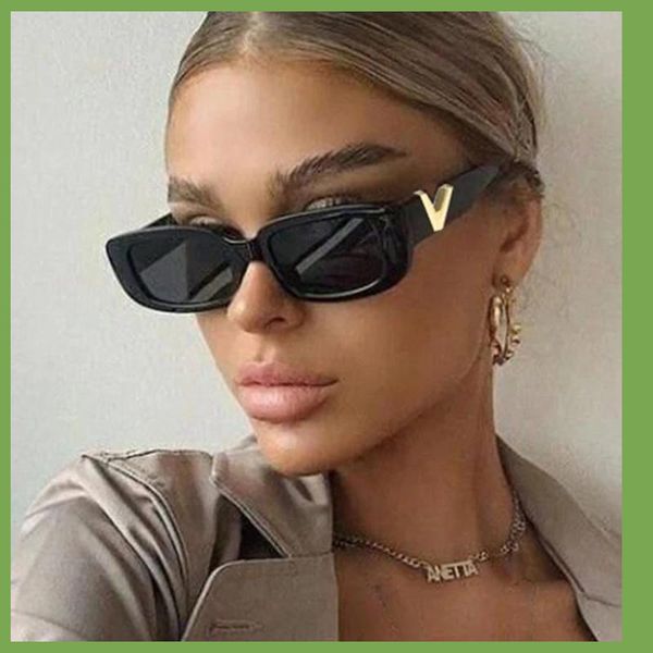 sunglasses brand designer square women small frame rectangle sun glasses female vintage retro fashion luxury fg, White;black
sunglasses brand designer square women small frame rectangle sun glasses female vintage retro fashion luxury fg, White;black