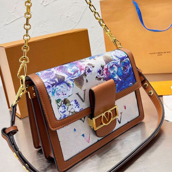 designer chains crossbody bag dauph shoulder handbag floral flap message bag fashion letters hasp hardware two detachable strap women envelo
designer chains crossbody bag dauph shoulder handbag floral flap message bag fashion letters hasp hardware two detachable strap women envelo