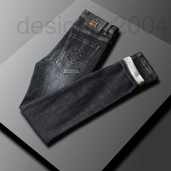 men's jeans designer autumn and winter stretch dark blue fashion brand small bee slim fit foot tpdg
men's jeans designer autumn and winter stretch dark blue fashion brand small bee slim fit foot tpdg