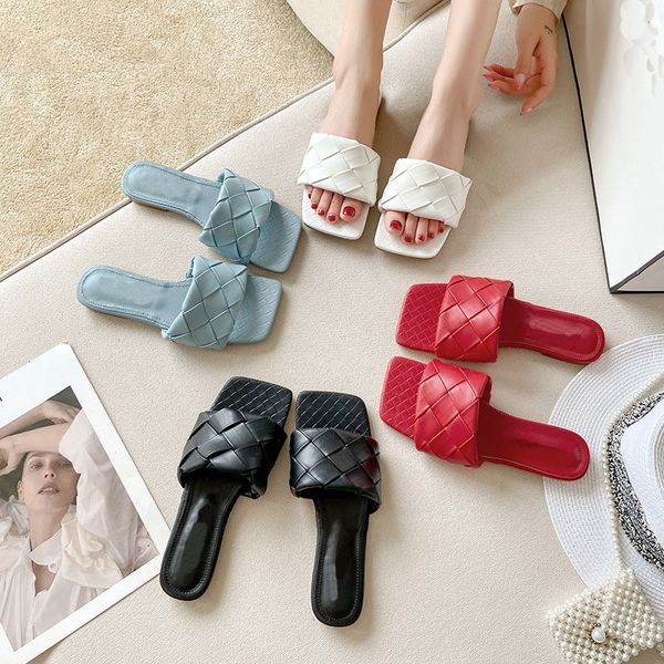 designer slippers luxury sandals women slides square toe flat open toe flip flops bottegeas heel sandal solid color plaid decor black/red/ye
designer slippers luxury sandals women slides square toe flat open toe flip flops bottegeas heel sandal solid color plaid decor black/red/ye