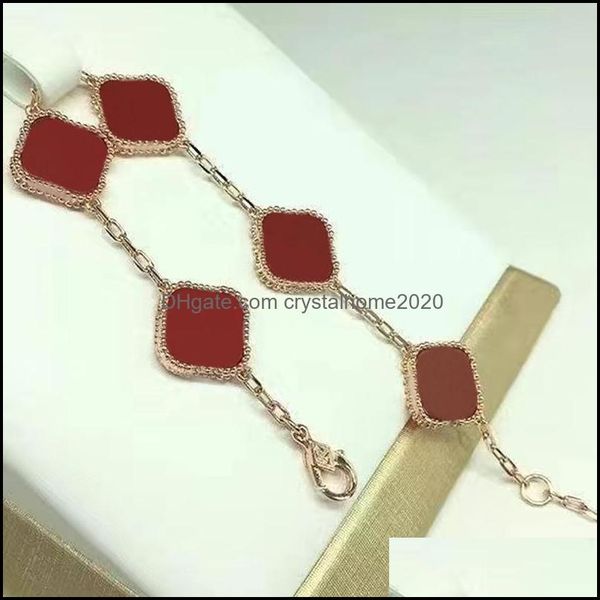 charm bracelets designer bracelets classic clover bracelet fashion simple exquisite beautif five flower men and women crystalhome2020 dhqpr, Golden;silver
charm bracelets designer bracelets classic clover bracelet fashion simple exquisite beautif five flower men and women crystalhome2020 dhqpr, Golden;silver