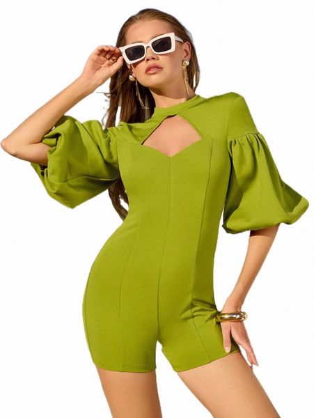 women's jumpsuits & rompers x nahal shad cut out tie back lantern sleeve romper o4au#, Black;white
women's jumpsuits & rompers x nahal shad cut out tie back lantern sleeve romper o4au#, Black;white