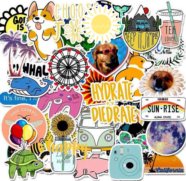 50pcs ins style cartoon stickers skate accessories no-duplicate waterproof vinyl sticker for skateboard lapluggage phone case car decals
50pcs ins style cartoon stickers skate accessories no-duplicate waterproof vinyl sticker for skateboard lapluggage phone case car decals