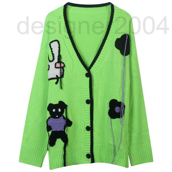 women's sweaters designer autumn and winter 2022 new color contrast stripe cartoon pattern embroidery loose medium long v-neck sleeve k, White;black
women's sweaters designer autumn and winter 2022 new color contrast stripe cartoon pattern embroidery loose medium long v-neck sleeve k, White;black