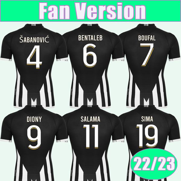 22 23 angers sco mens soccer jerseys capelle sabanovic bentaleb boufal ounahi diony salama sima hunou chetti home football shirts uniforms, Black;yellow
22 23 angers sco mens soccer jerseys capelle sabanovic bentaleb boufal ounahi diony salama sima hunou chetti home football shirts uniforms, Black;yellow