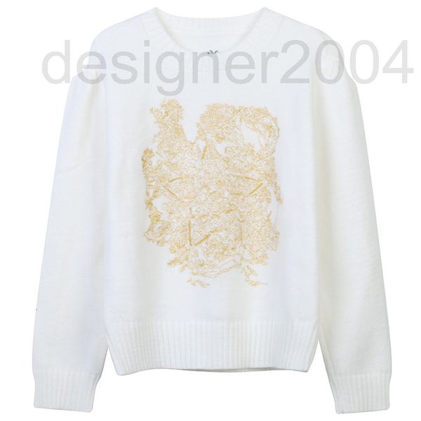 women's sweaters designer high end women's clothing autumn 2022 new gold thread plant embroidery korean casual round neck long sle, White;black
women's sweaters designer high end women's clothing autumn 2022 new gold thread plant embroidery korean casual round neck long sle, White;black