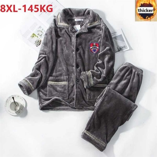 men's sleepwear winter men thick flannel pajamas sets fleece warm sleepwear plus size 7xl 8xl home pijamas oversize suit homewear 58 mf, Black;brown
men's sleepwear winter men thick flannel pajamas sets fleece warm sleepwear plus size 7xl 8xl home pijamas oversize suit homewear 58 mf, Black;brown