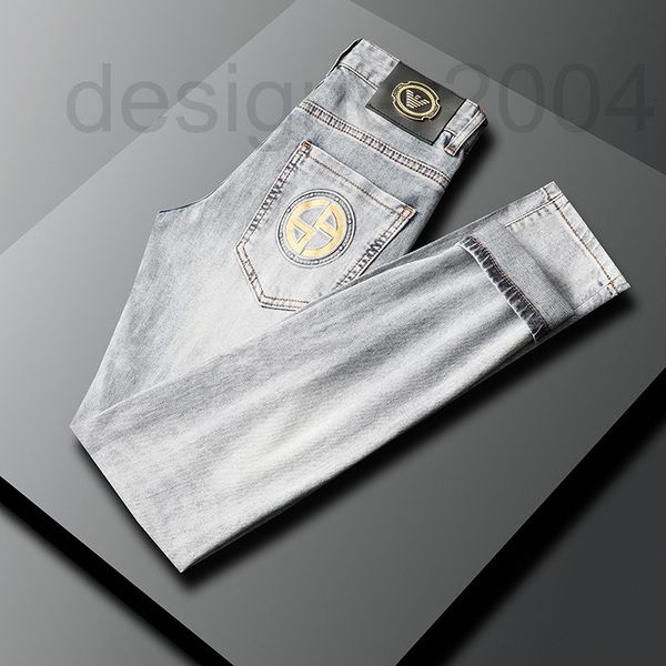 men's jeans designer spring and summer light blue fashion brand elastic slim fit loose small straight pants m4ny
men's jeans designer spring and summer light blue fashion brand elastic slim fit loose small straight pants m4ny