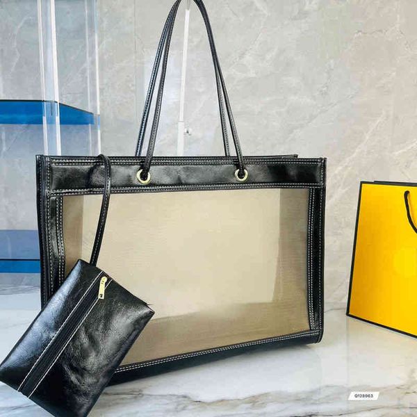 spring and summer new luxury beach tote bag holiday travel ladies transparent large capacity handbag 220830
spring and summer new luxury beach tote bag holiday travel ladies transparent large capacity handbag 220830