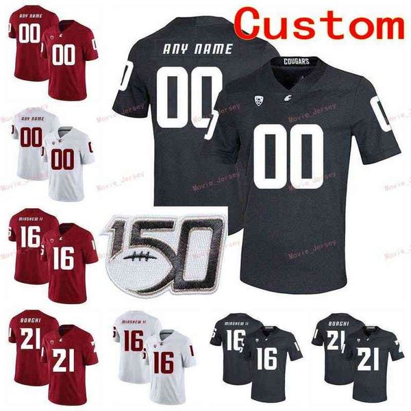 american college football wear stitched custom 3 tyler hilinski 32 james williams 34 steve gleason 37 justus rogers washington state cougars, Black
american college football wear stitched custom 3 tyler hilinski 32 james williams 34 steve gleason 37 justus rogers washington state cougars, Black