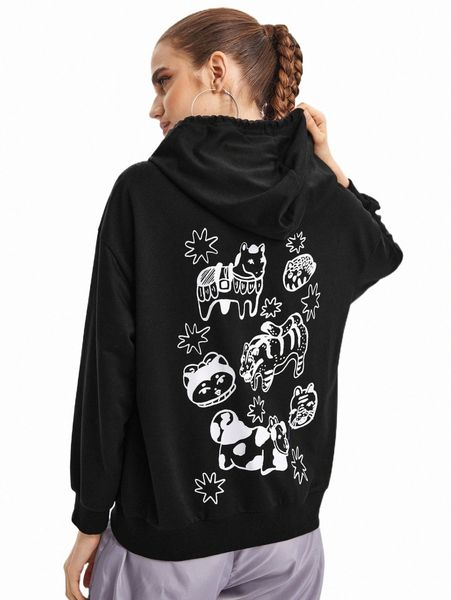women's hoodies & sweatshirts x phoebe mcmullan cartoon graphic embroidery detail drop shoulder drawstring hoodie t61p#, Black
women's hoodies & sweatshirts x phoebe mcmullan cartoon graphic embroidery detail drop shoulder drawstring hoodie t61p#, Black