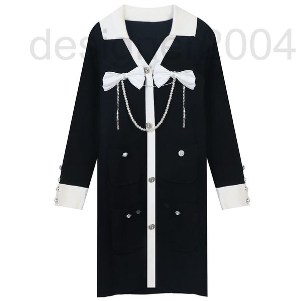 casual dresses designer french a-line skirt 2021 autumn and winter new bow celebrity versatile small fragrance medium length knitted dress w, Black;gray
casual dresses designer french a-line skirt 2021 autumn and winter new bow celebrity versatile small fragrance medium length knitted dress w, Black;gray