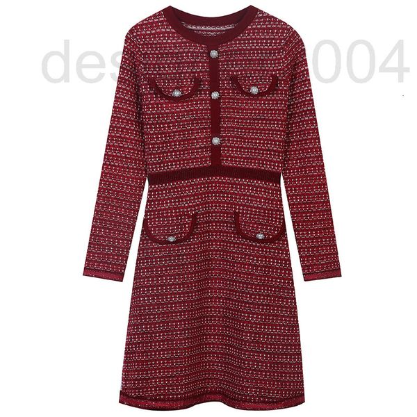 casual dresses designer a-line skirt spring new year stripe jacquard knitted button celebrity small fragrance slim long sleeve dress y5jb, Black;gray
casual dresses designer a-line skirt spring new year stripe jacquard knitted button celebrity small fragrance slim long sleeve dress y5jb, Black;gray