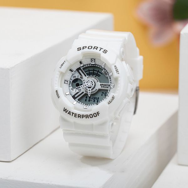 sports youth student electronic watch men's and women's luminous children's electronic watch, Slivery;brown
sports youth student electronic watch men's and women's luminous children's electronic watch, Slivery;brown