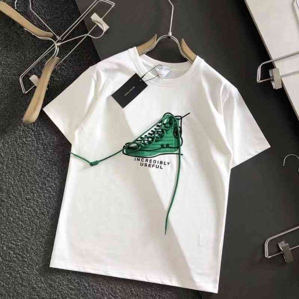 t shirt fshion bv's designer shirts bottega ven bv flocked 3d casual shoes embroidered with cotton round neck pullover short sleeve, White;black
t shirt fshion bv's designer shirts bottega ven bv flocked 3d casual shoes embroidered with cotton round neck pullover short sleeve, White;black