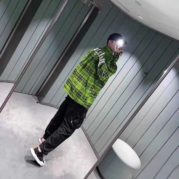 trendy casual shirts pa1mangels high street couple same loose check shirt jacket fashion brandne5k, White;black
trendy casual shirts pa1mangels high street couple same loose check shirt jacket fashion brandne5k, White;black