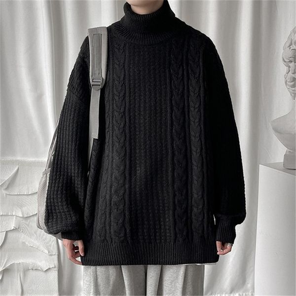 men's sweaters turtleneck loose oversized knitted pullovers fashion youthful vitality sweater plus size 5xl 220830, White;black
men's sweaters turtleneck loose oversized knitted pullovers fashion youthful vitality sweater plus size 5xl 220830, White;black