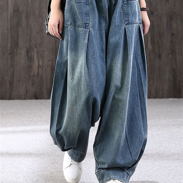 women's jeans baggy oversize women denim casual cross pants female vintage harem trousers bloomers mom wide leg 220830, Blue
women's jeans baggy oversize women denim casual cross pants female vintage harem trousers bloomers mom wide leg 220830, Blue