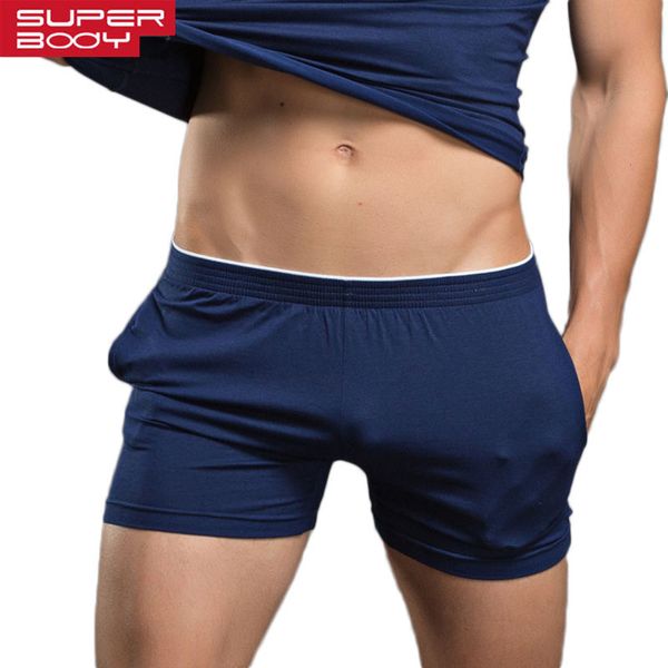 underpants superbody men's underwear boxer shorts trunks cotton brand clothing boxers home sleep wear 220830, Black;white
underpants superbody men's underwear boxer shorts trunks cotton brand clothing boxers home sleep wear 220830, Black;white